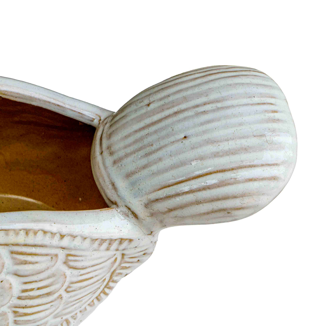 CERAMIC BIRD PLANTER