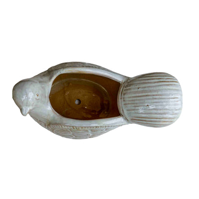 CERAMIC BIRD PLANTER
