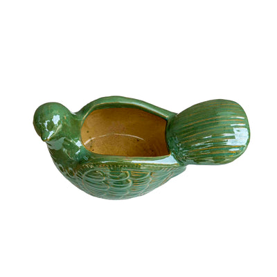 CERAMIC BIRD PLANTER