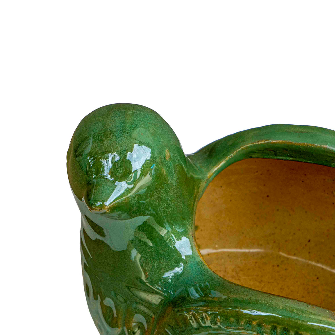 CERAMIC BIRD PLANTER