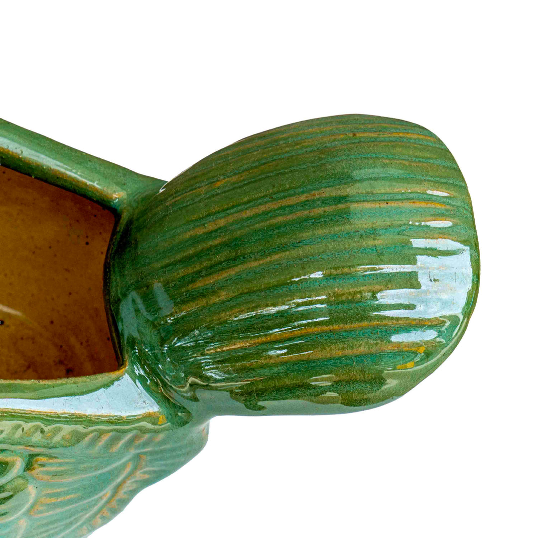 CERAMIC BIRD PLANTER
