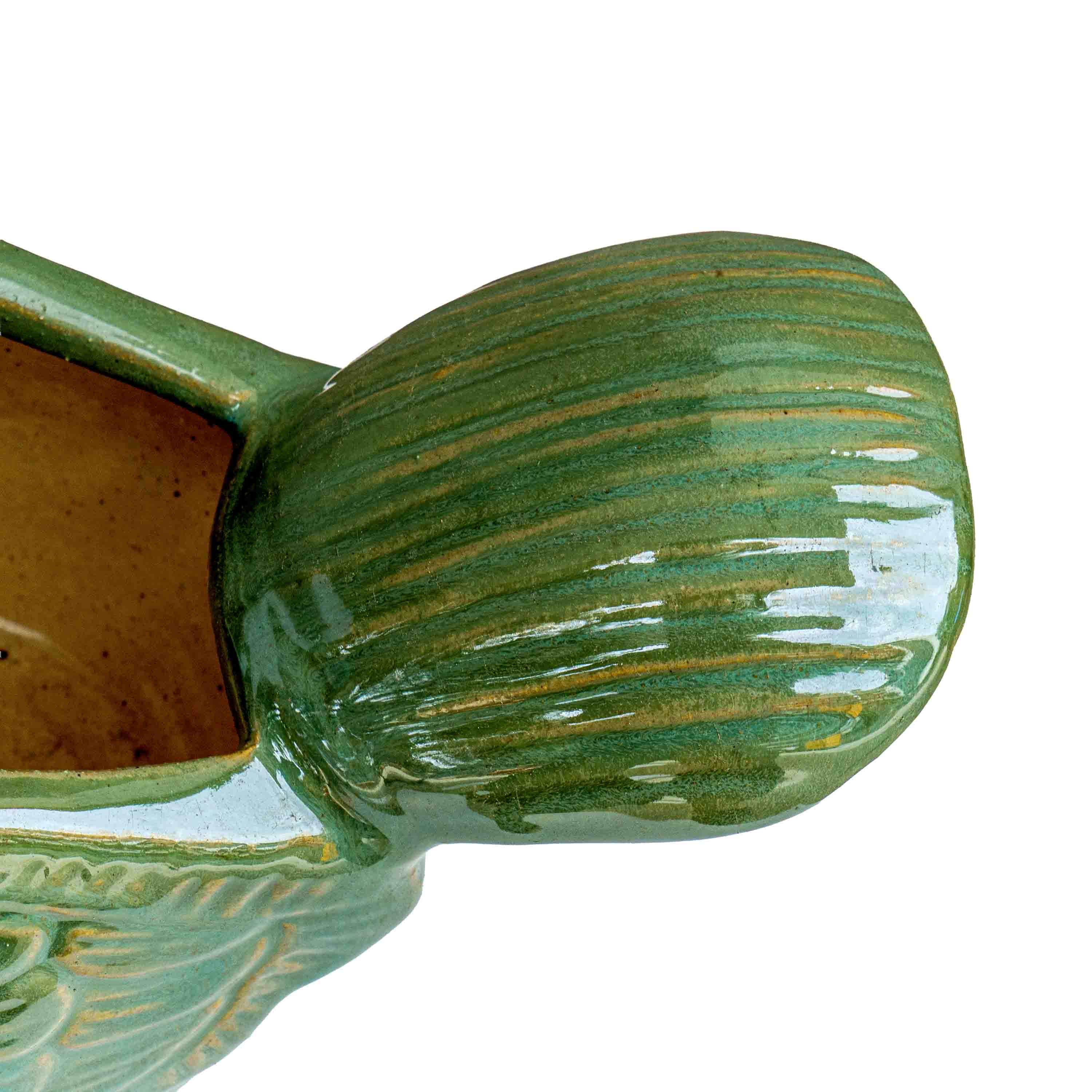 CERAMIC BIRD PLANTER