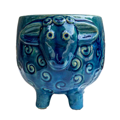 CERAMIC SHEEP PLANTER
