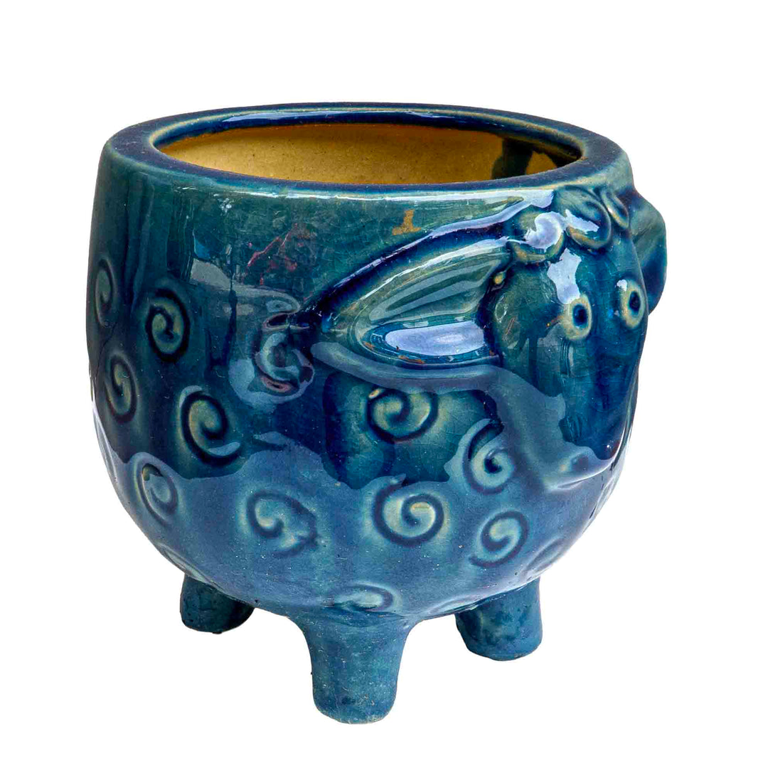 CERAMIC SHEEP PLANTER