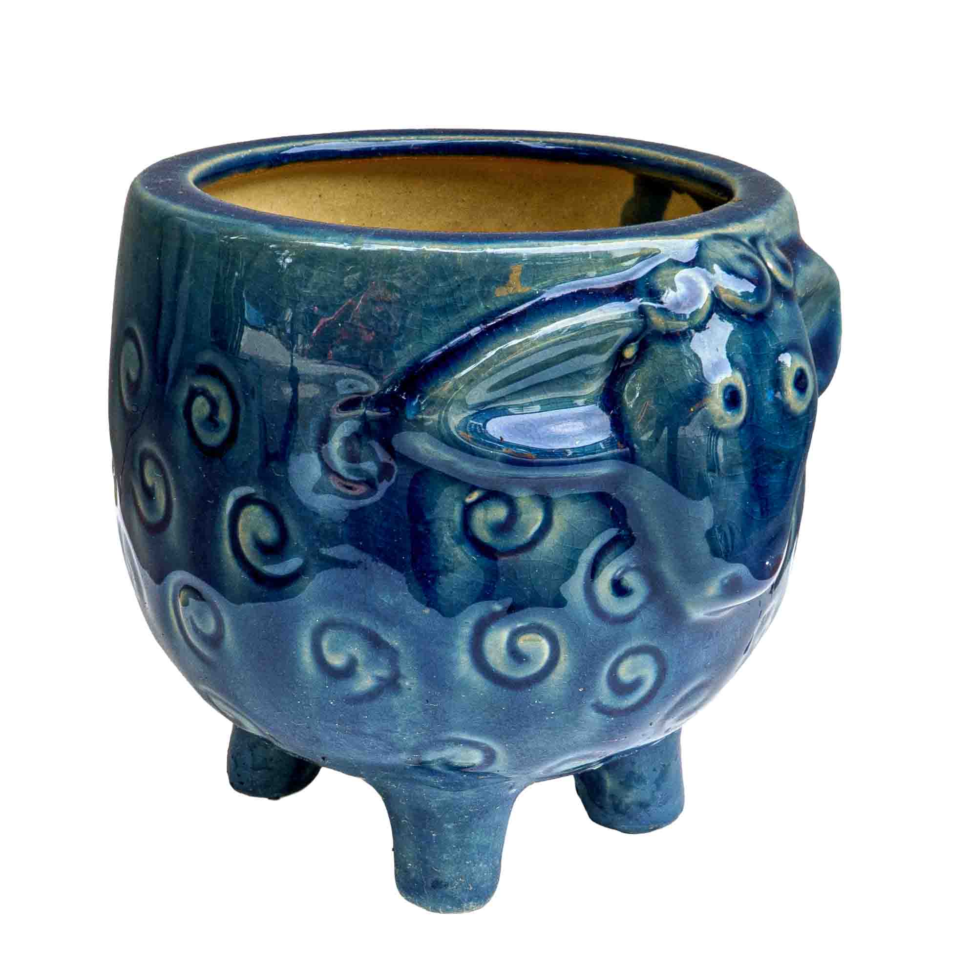 CERAMIC SHEEP PLANTER