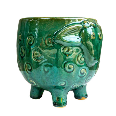 CERAMIC SHEEP PLANTER