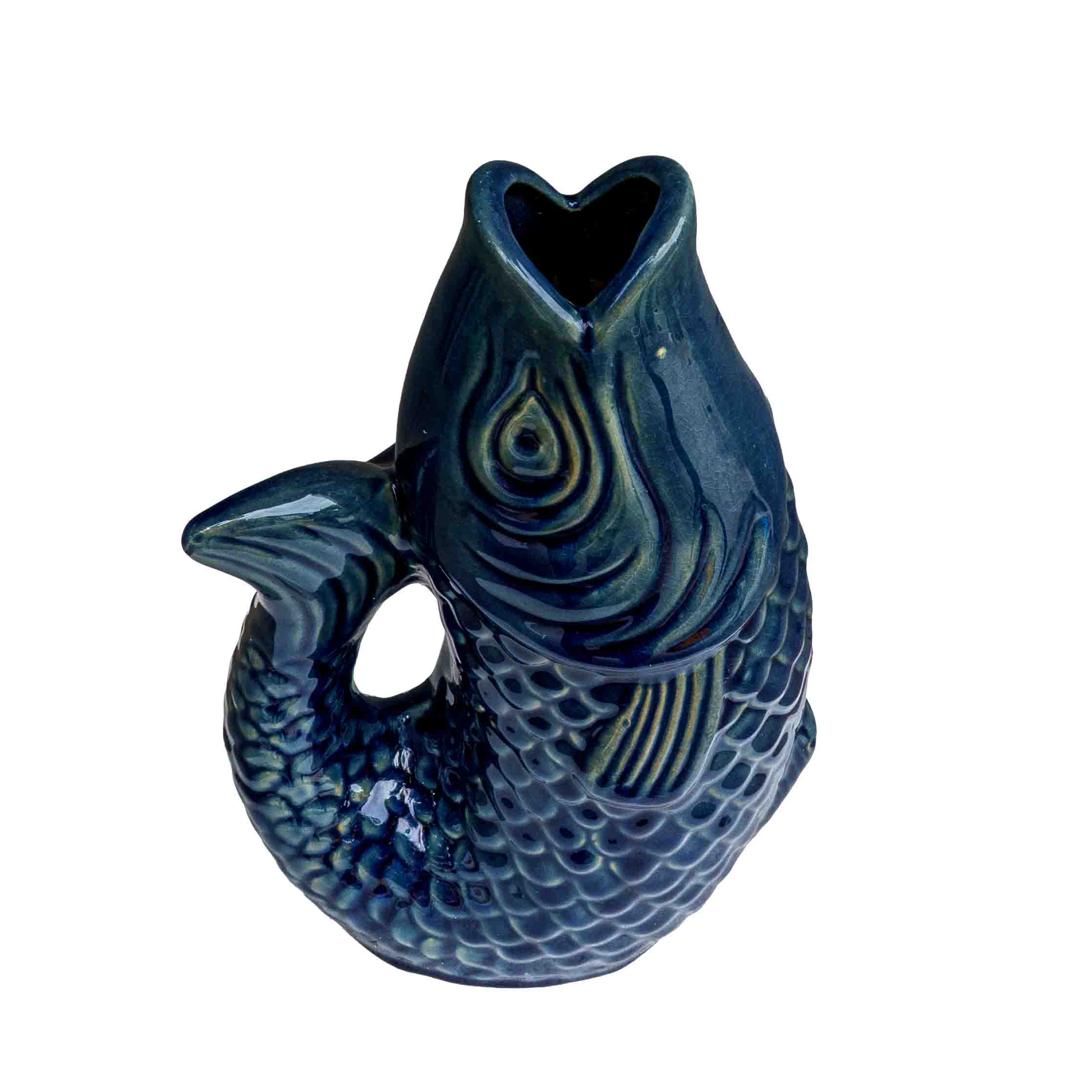 CERAMIC FISH PLANTER
