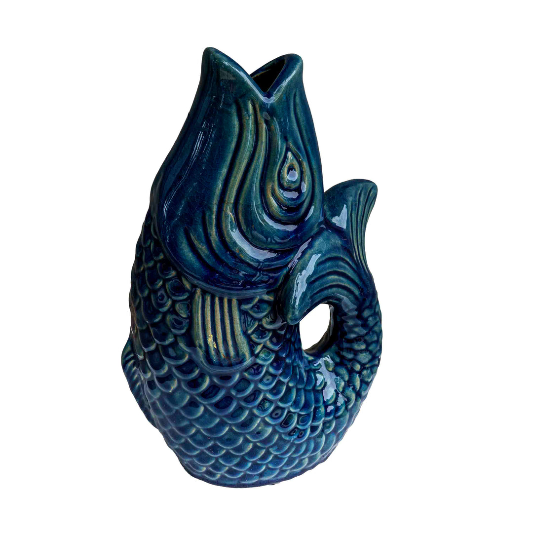 CERAMIC FISH PLANTER