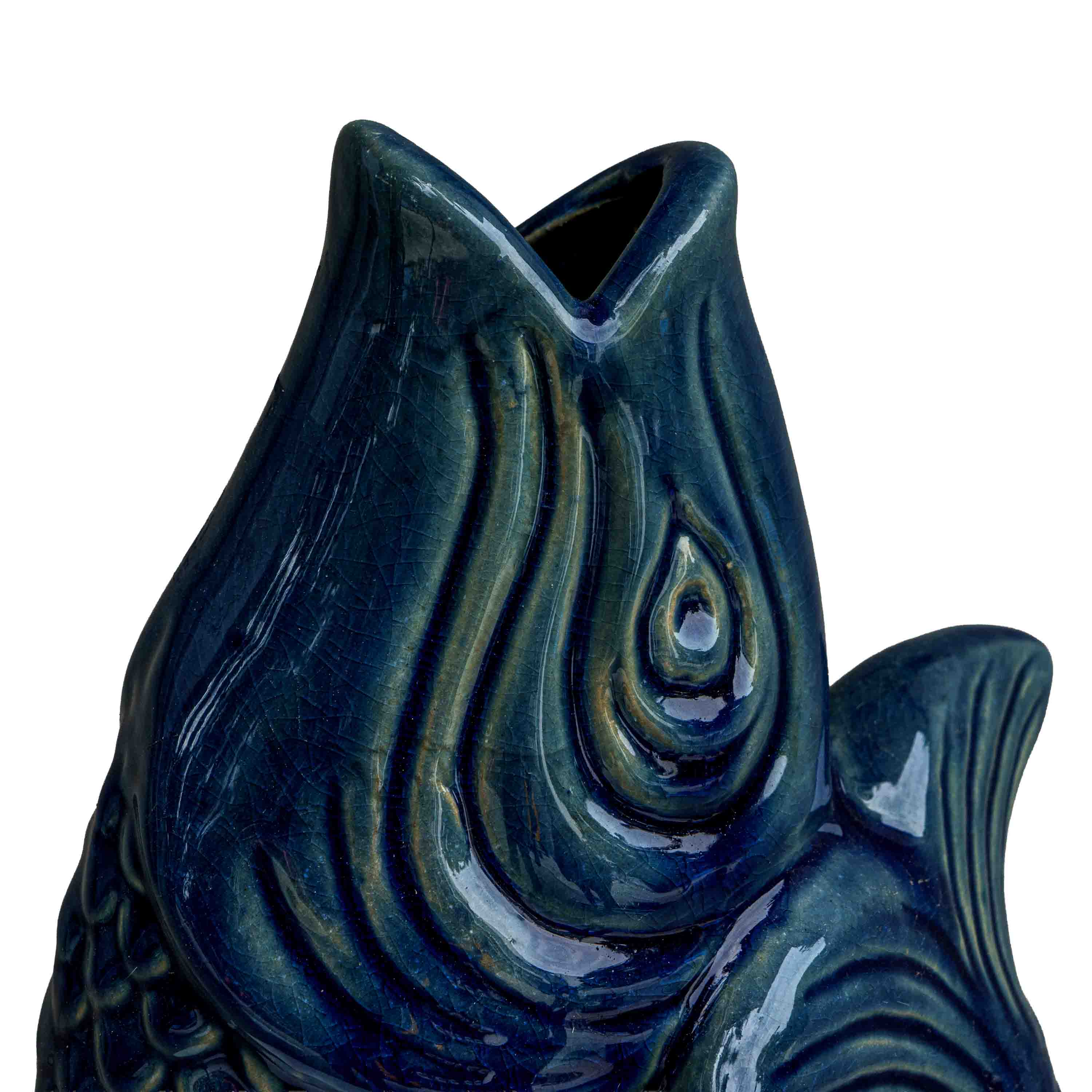 CERAMIC FISH PLANTER