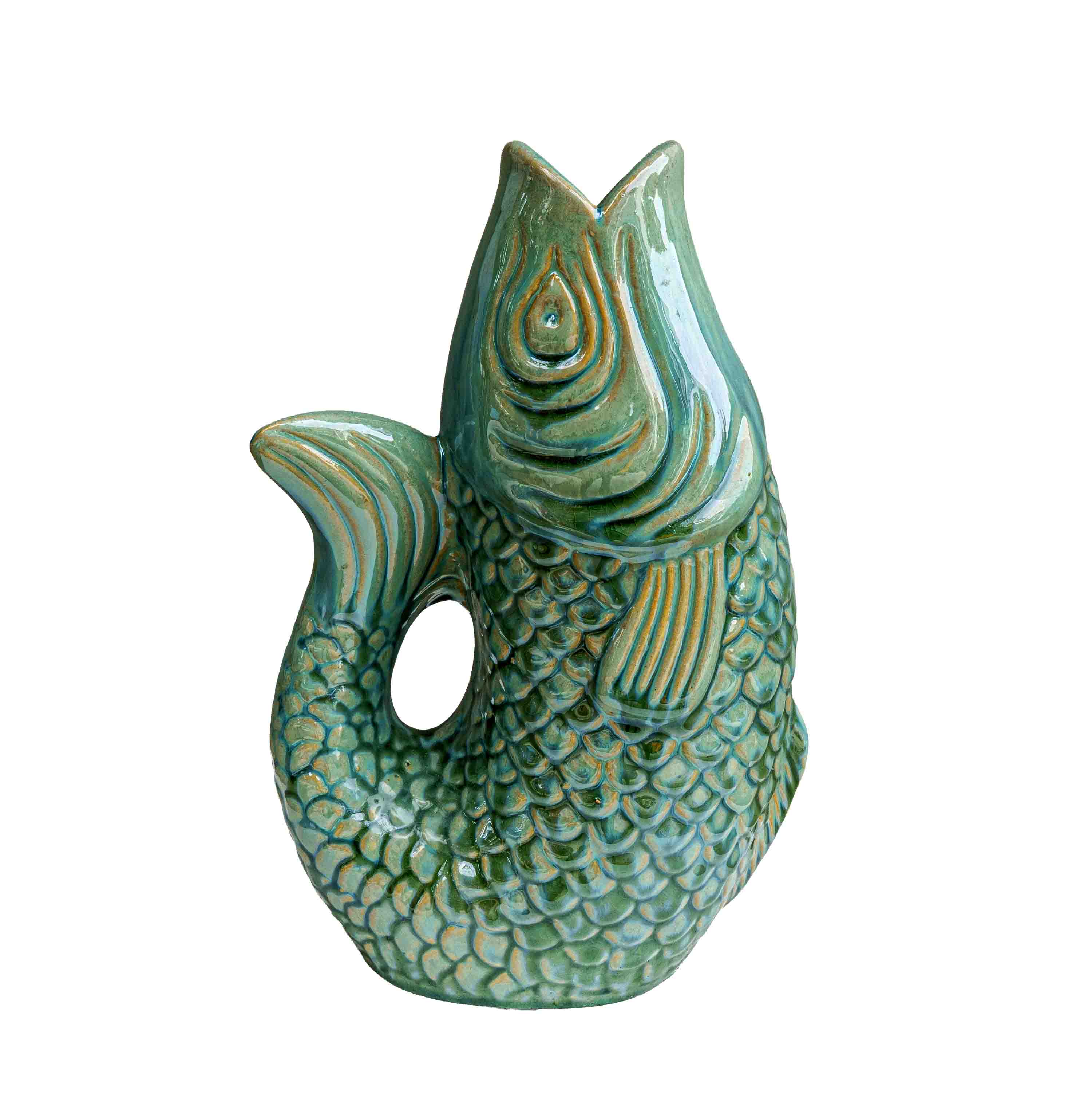 CERAMIC FISH PLANTER
