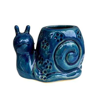 CERAMIC SNAIL PLANTER