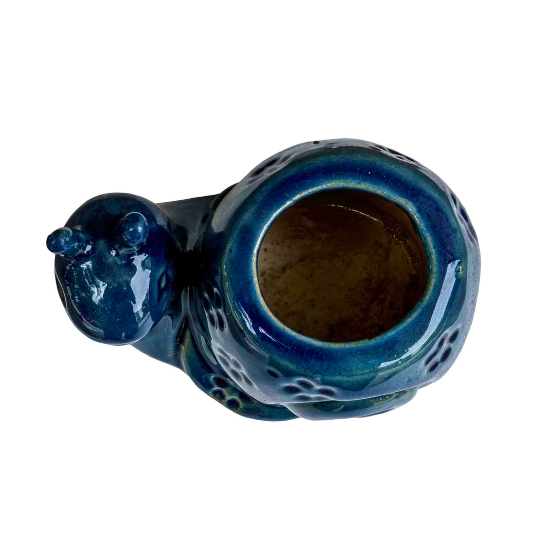 CERAMIC SNAIL PLANTER