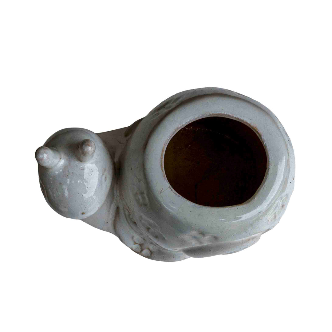 CERAMIC SNAIL PLANTER