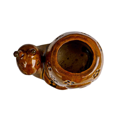 CERAMIC SNAIL PLANTER