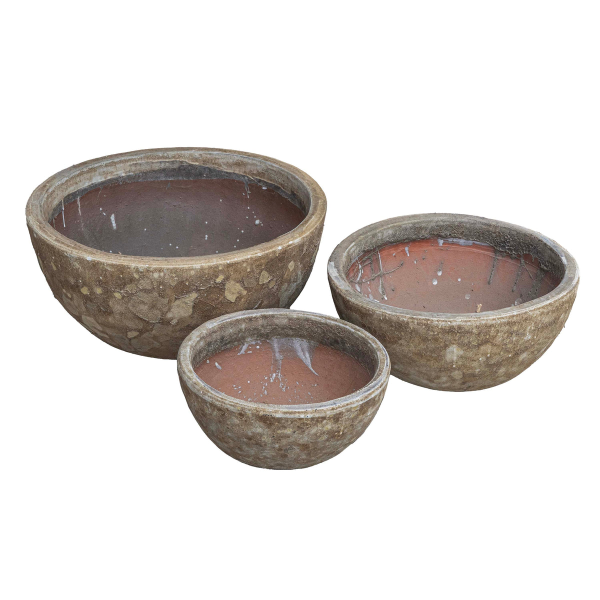 Bubble Round Pot Beige