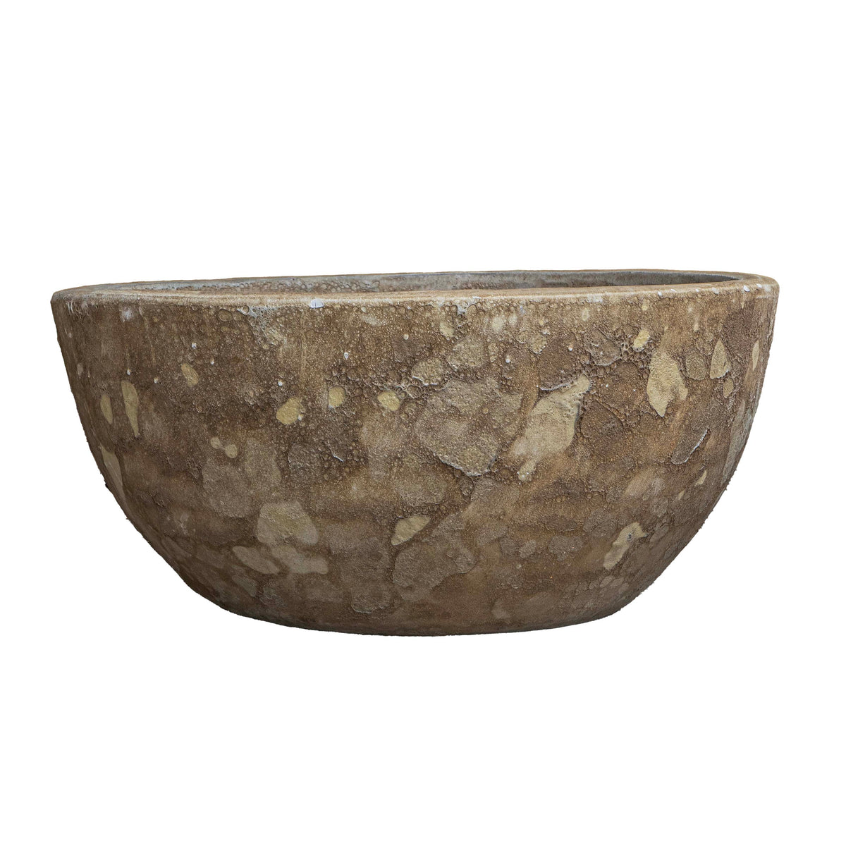 Bubble Round Pot Beige