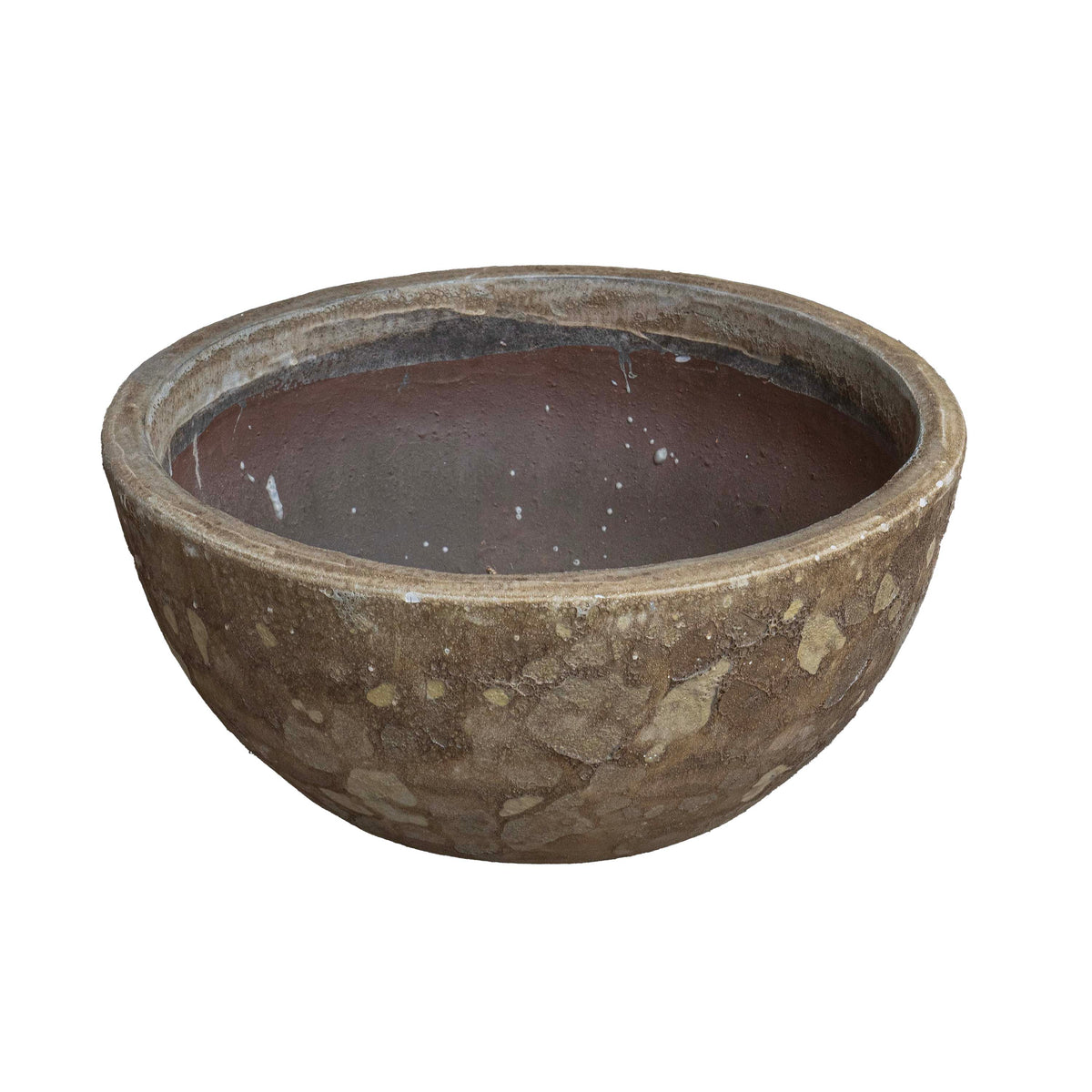 Bubble Round Pot Beige
