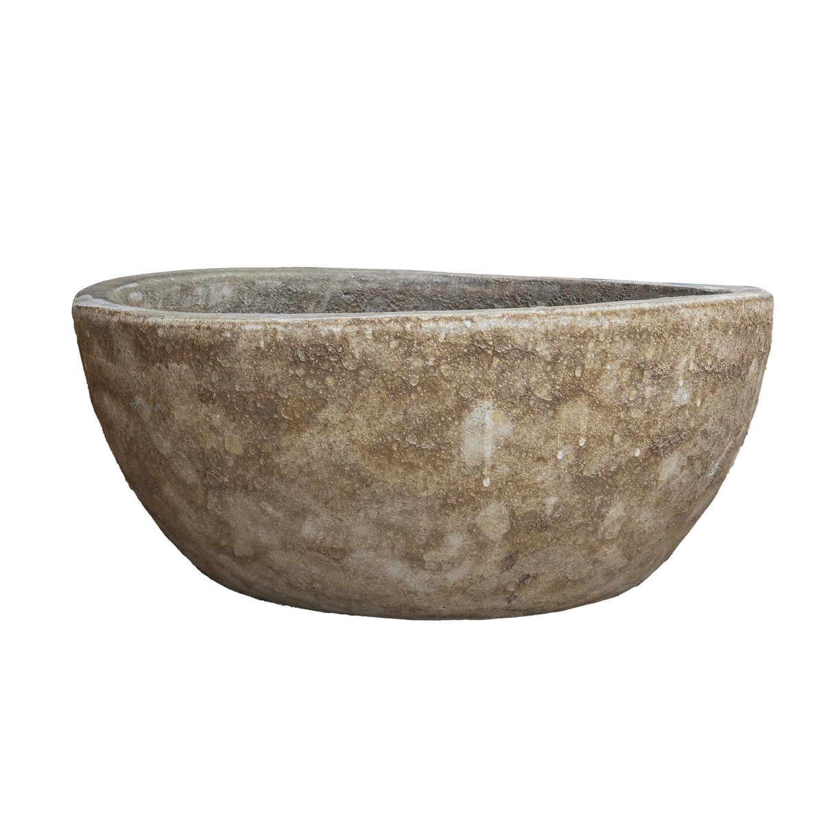 Bubble Round Pot Beige