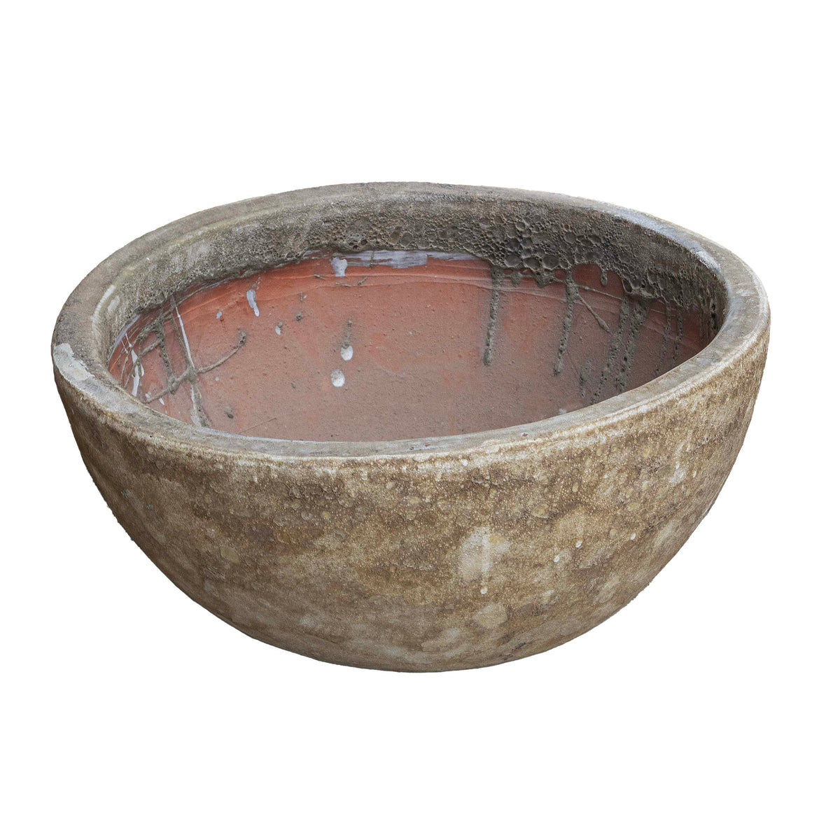 Bubble Round Pot Beige