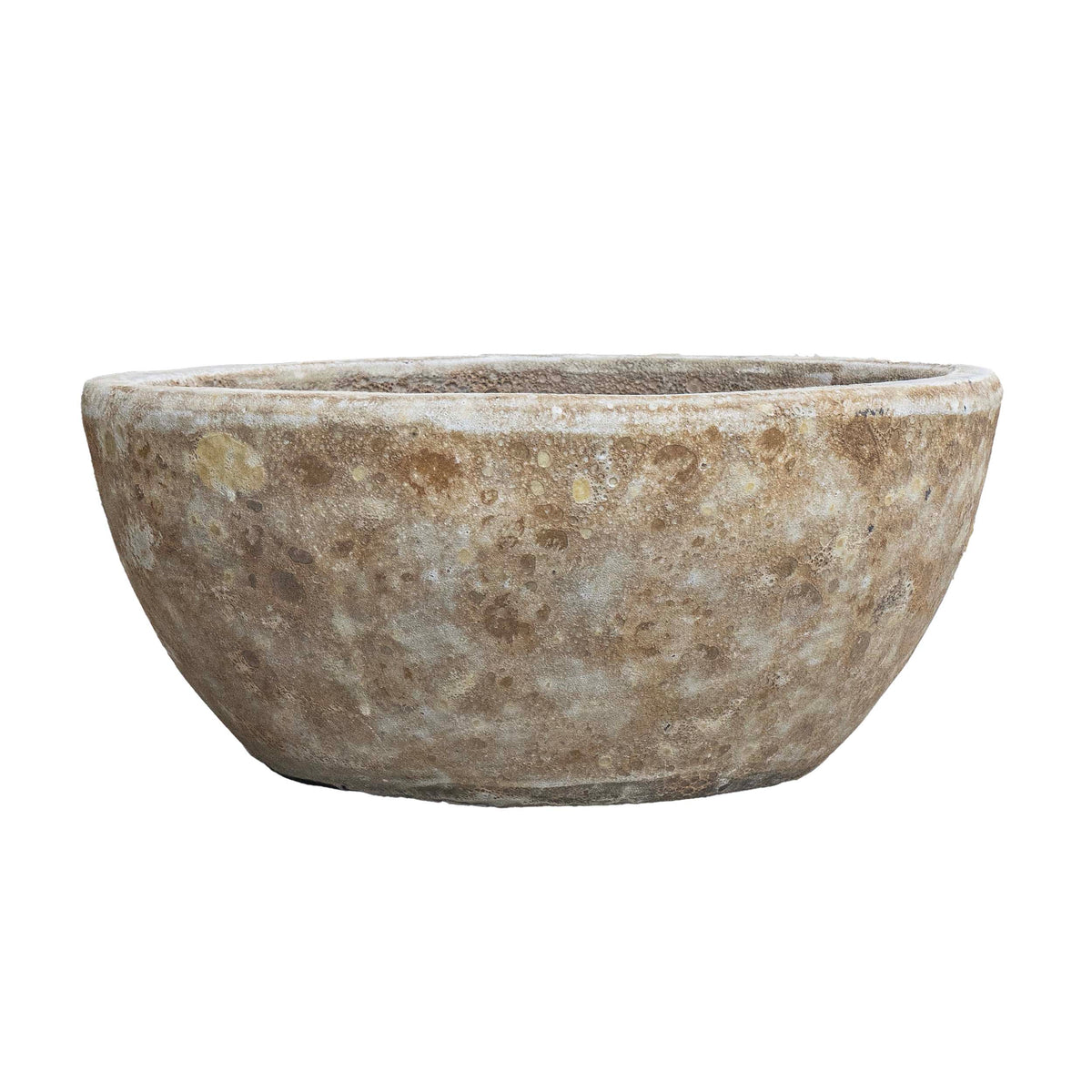 Bubble Round Pot Beige