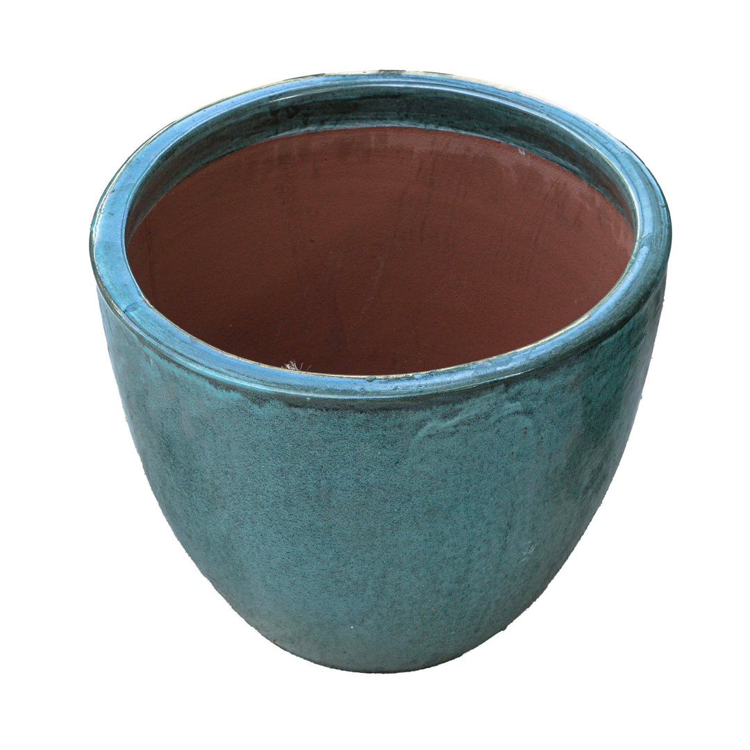 Mossgreen Outdoor Glazed Planter