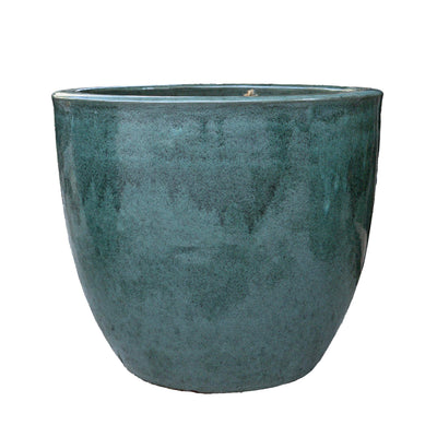 Mossgreen Outdoor Glazed Planter