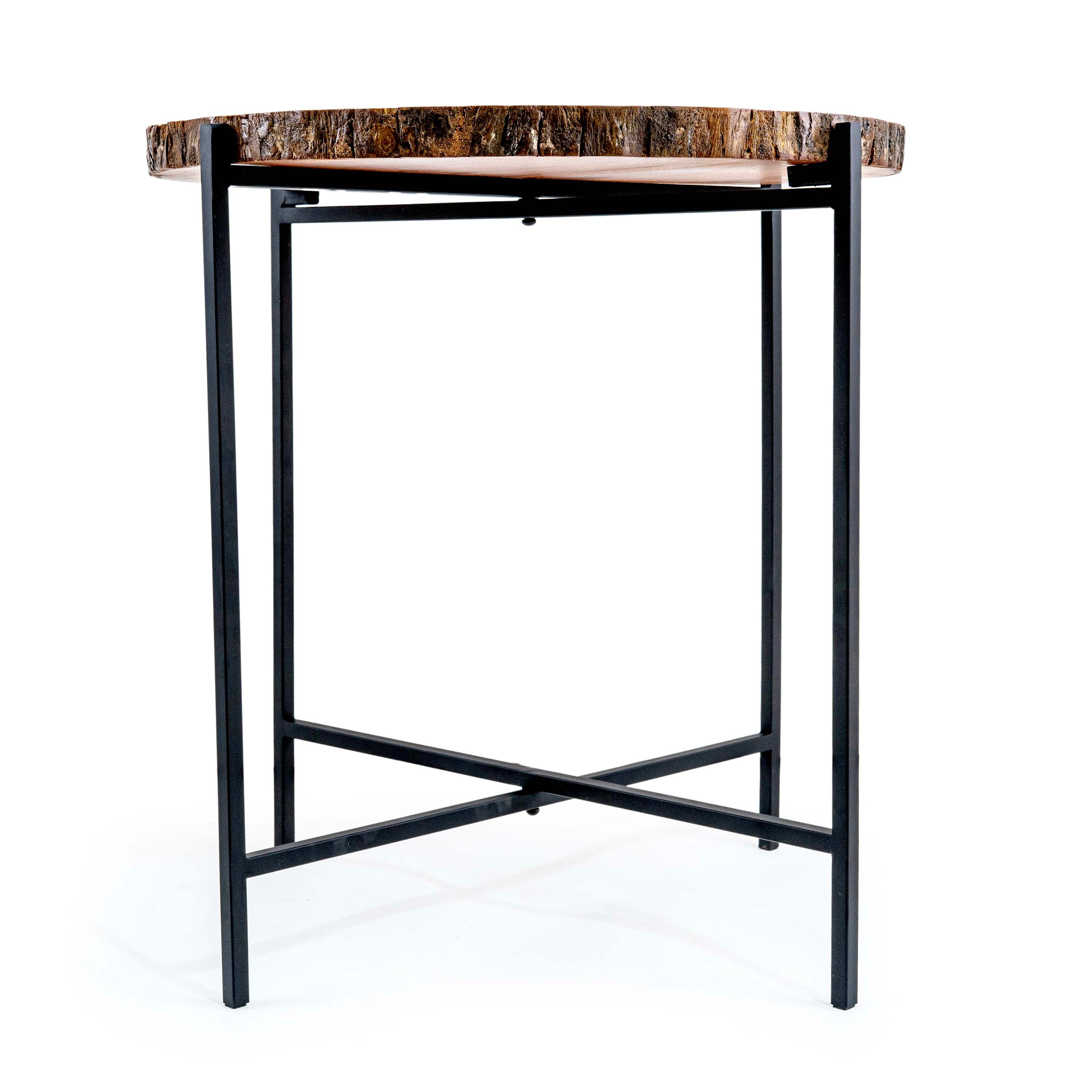 LISA WOODEN FOLDABLE SIDE TABLE