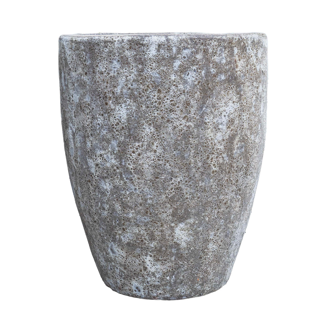 Ancient Tidi Snake Skin Grey Round Pot