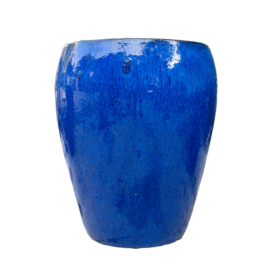 Blue Outdoor glazed Planter