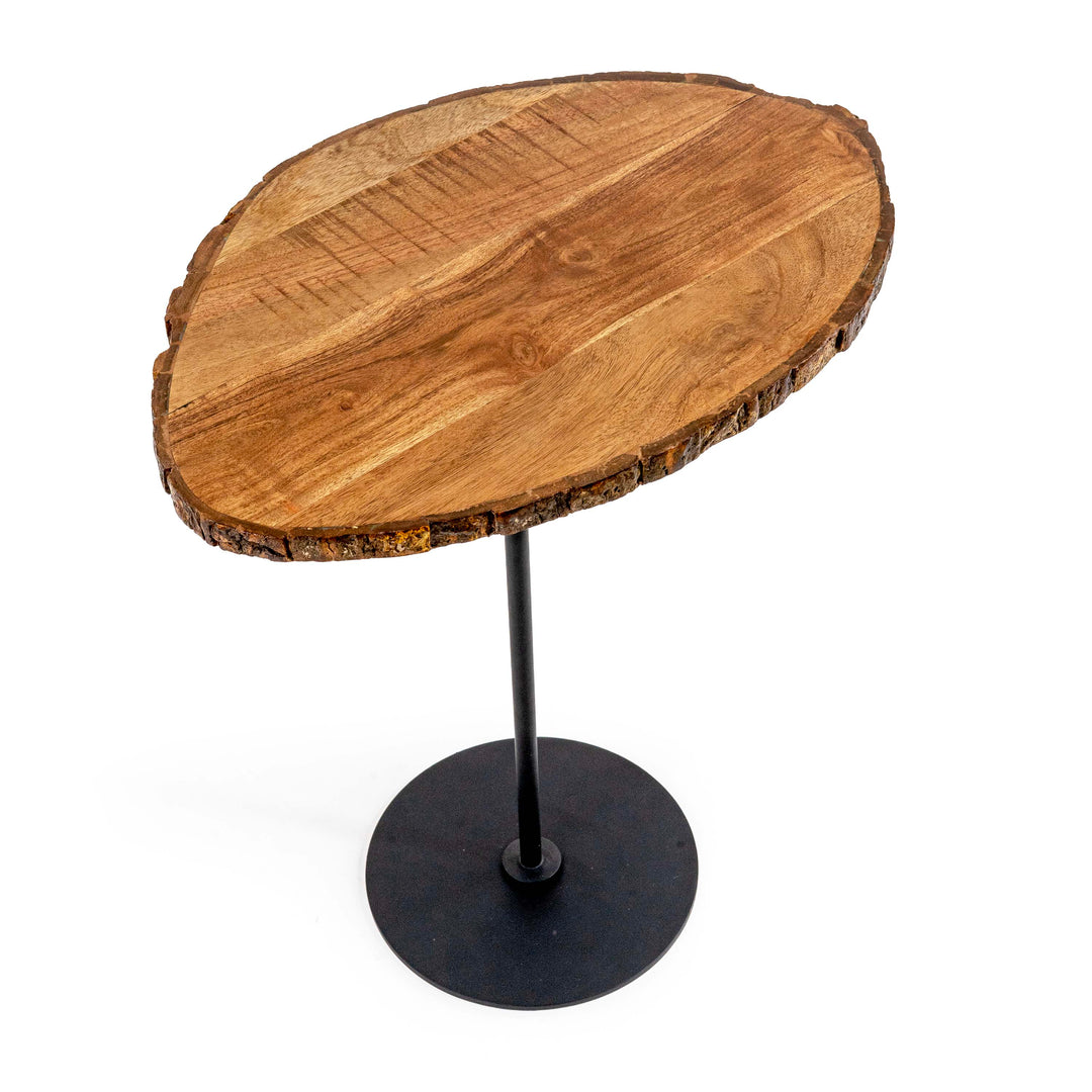 SIARA WOODEN FOLDABLE SIDE TABLE