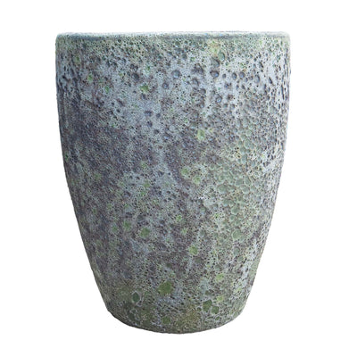 Ancient Tidi Green Round Pot