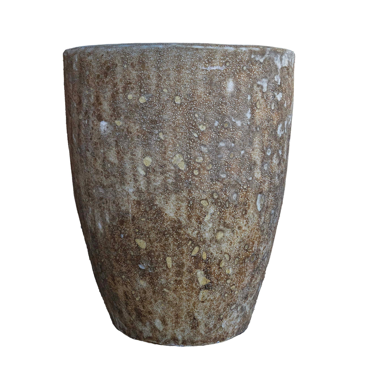 Bubble Beige Round Pot