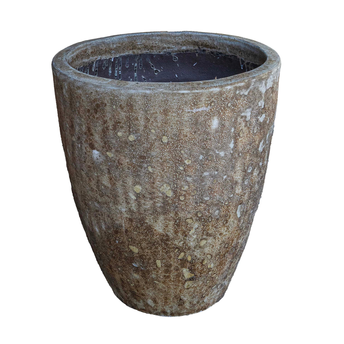 Bubble Beige Round Pot