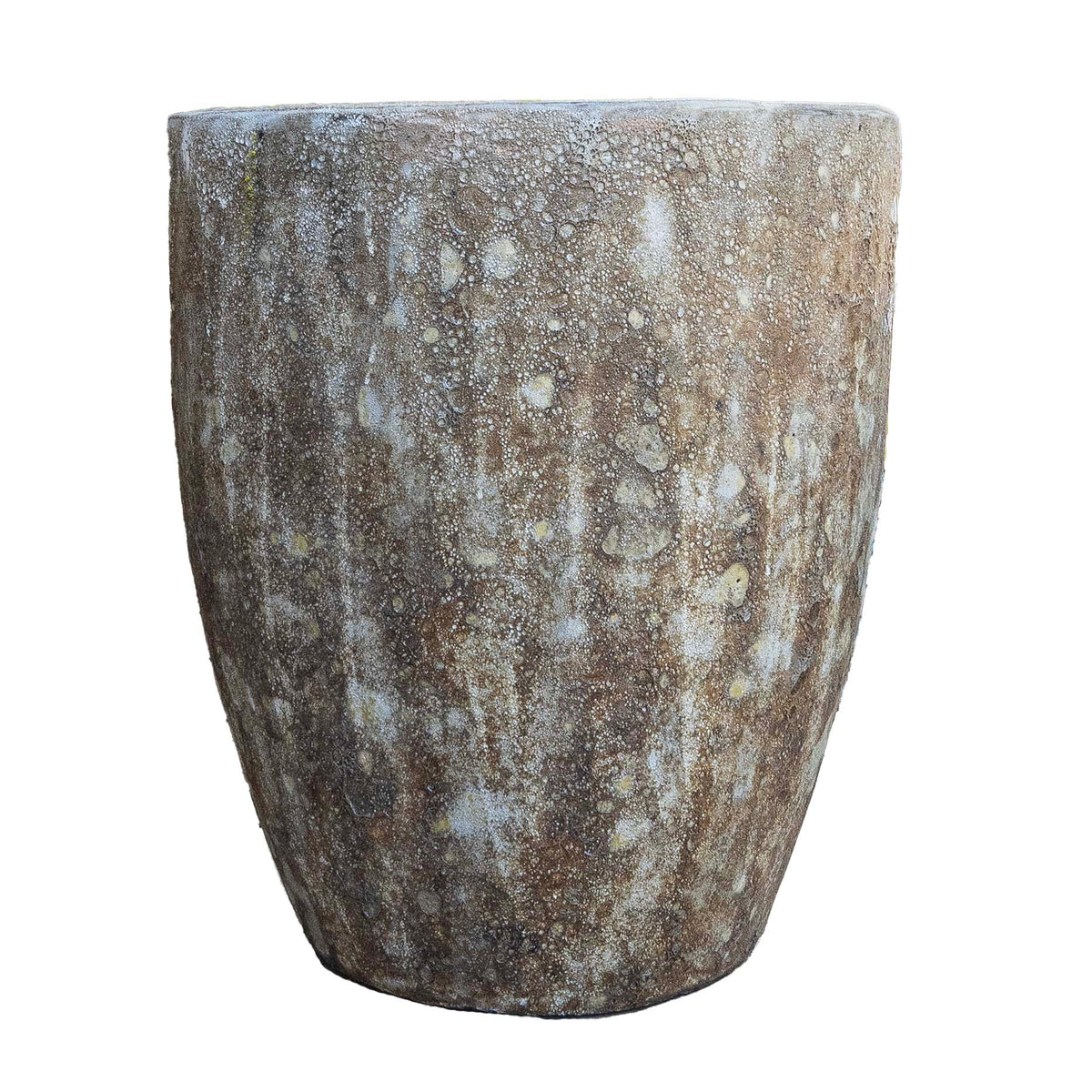 Bubble Beige Round Pot