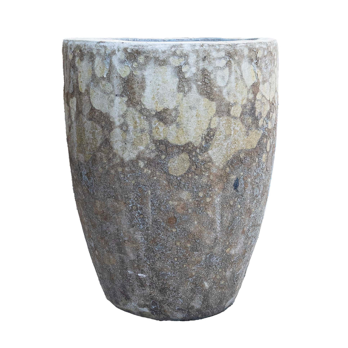 Bubble Beige Round Pot