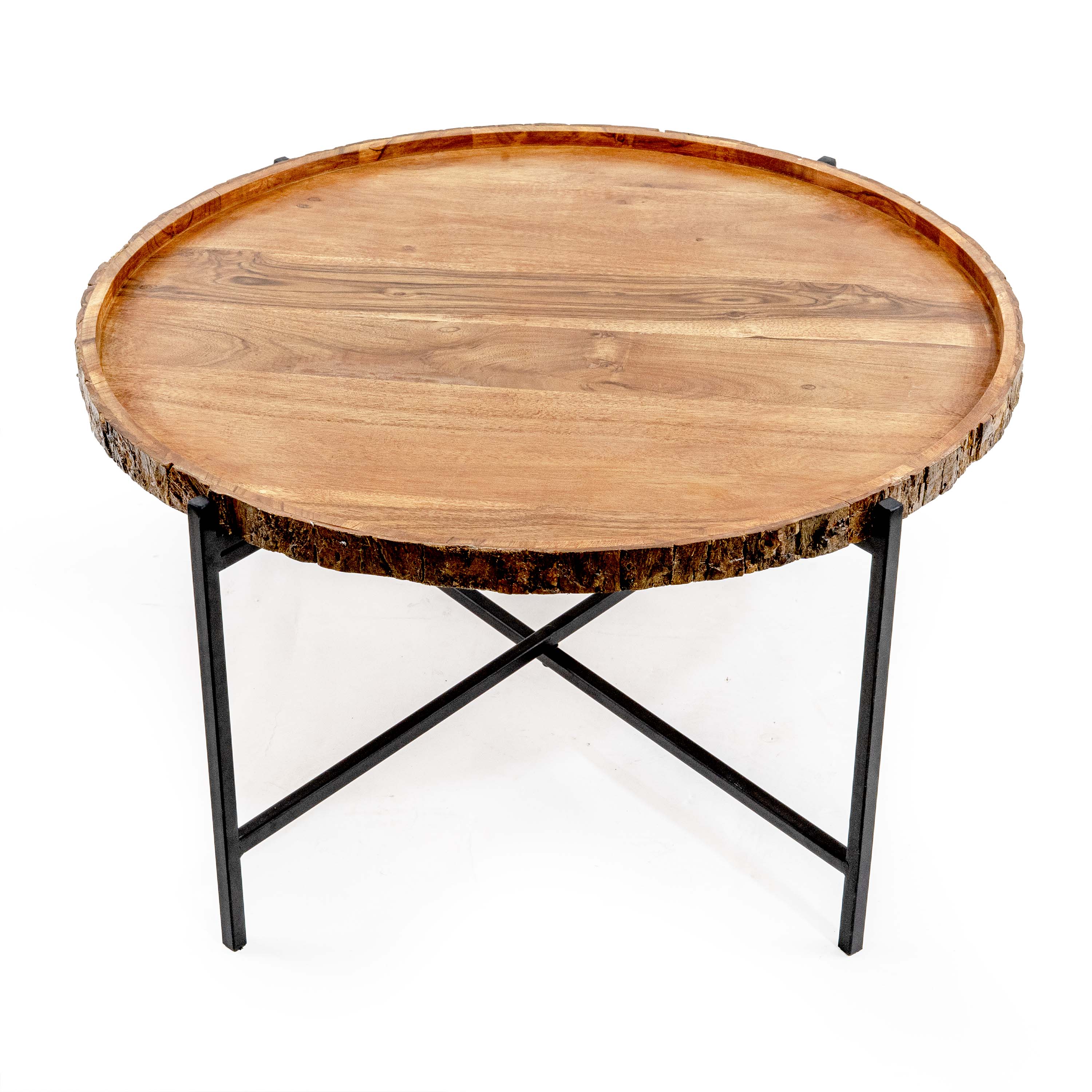 SISNA WOODEN FOLDABLE SIDE TABLE