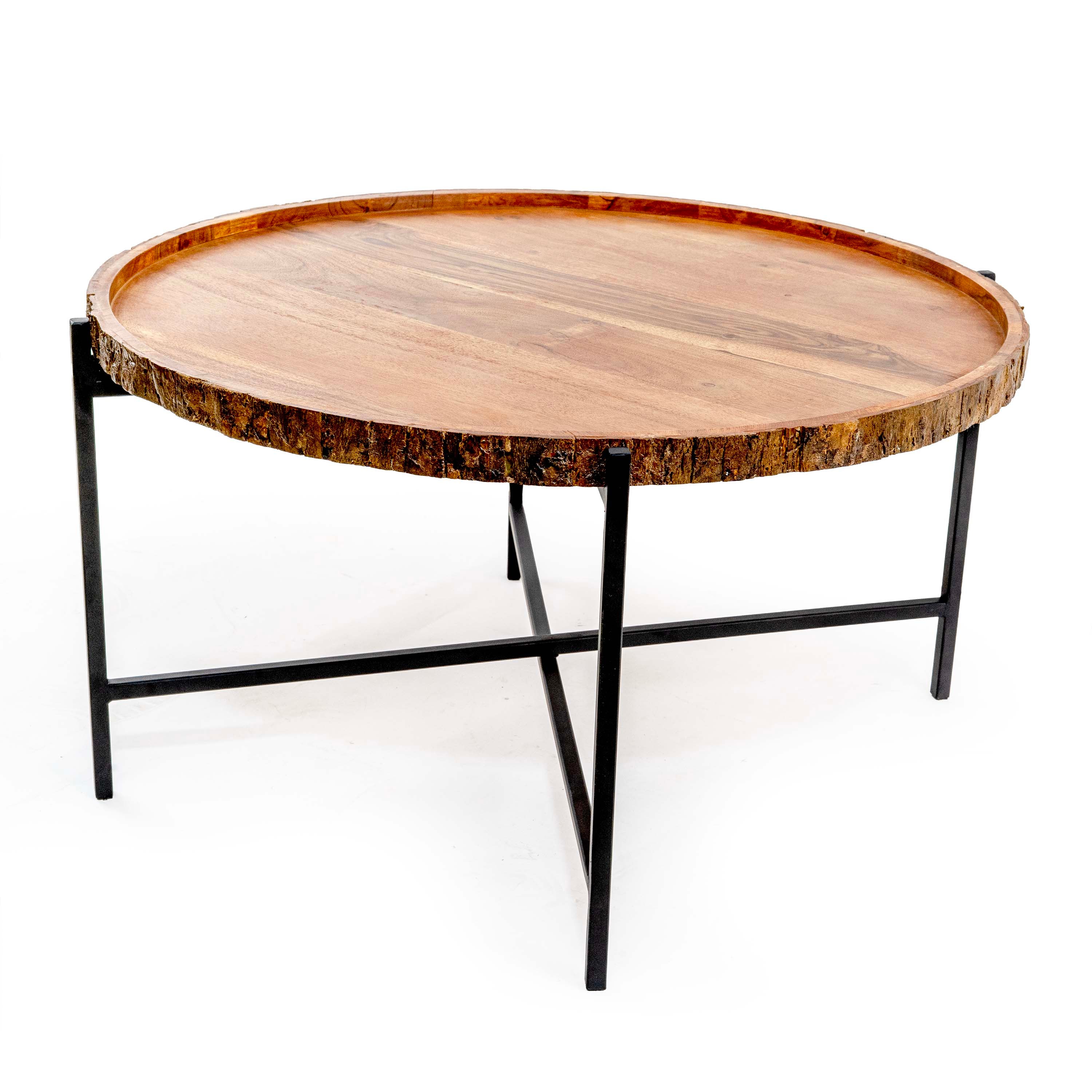 SISNA WOODEN FOLDABLE SIDE TABLE