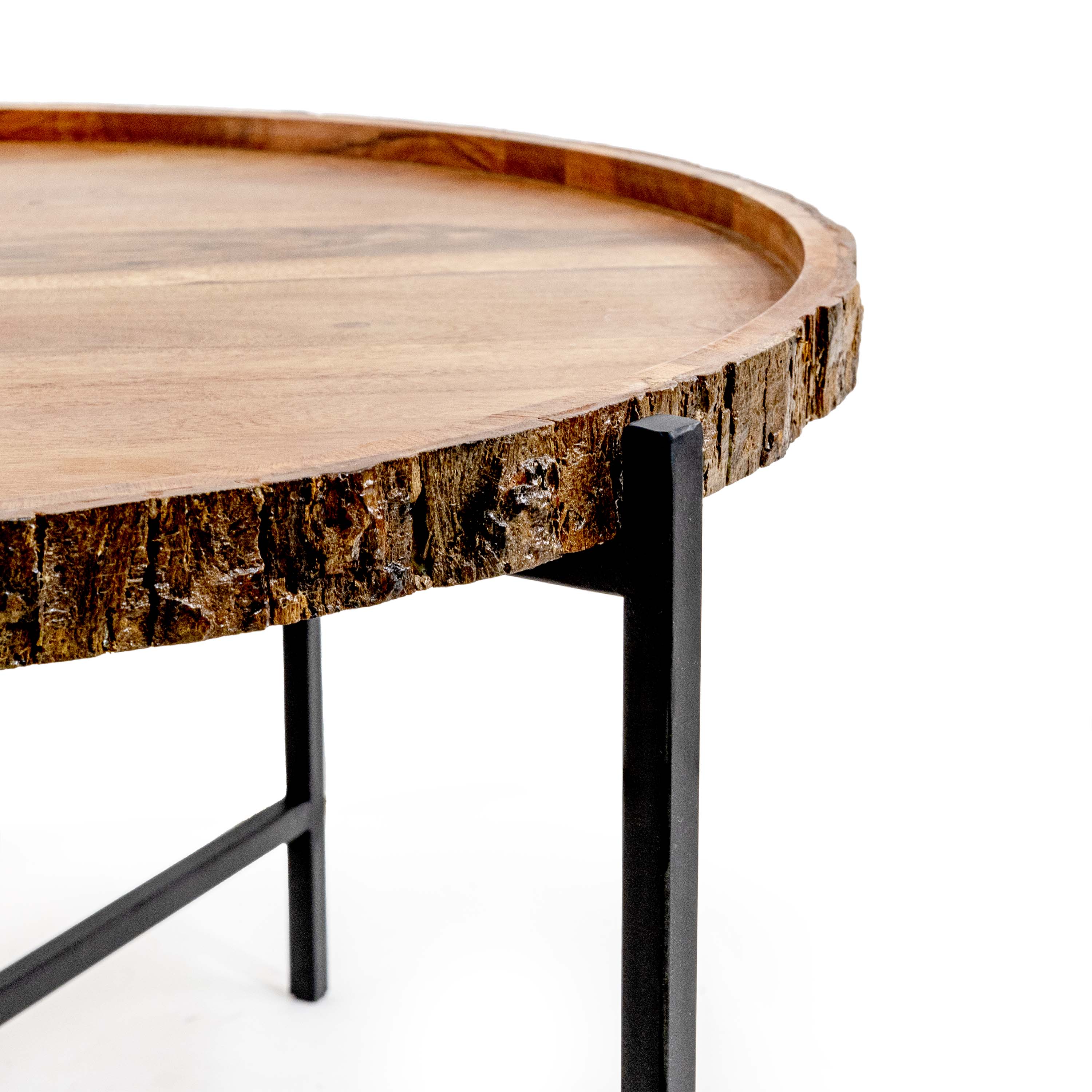 SISNA WOODEN FOLDABLE SIDE TABLE