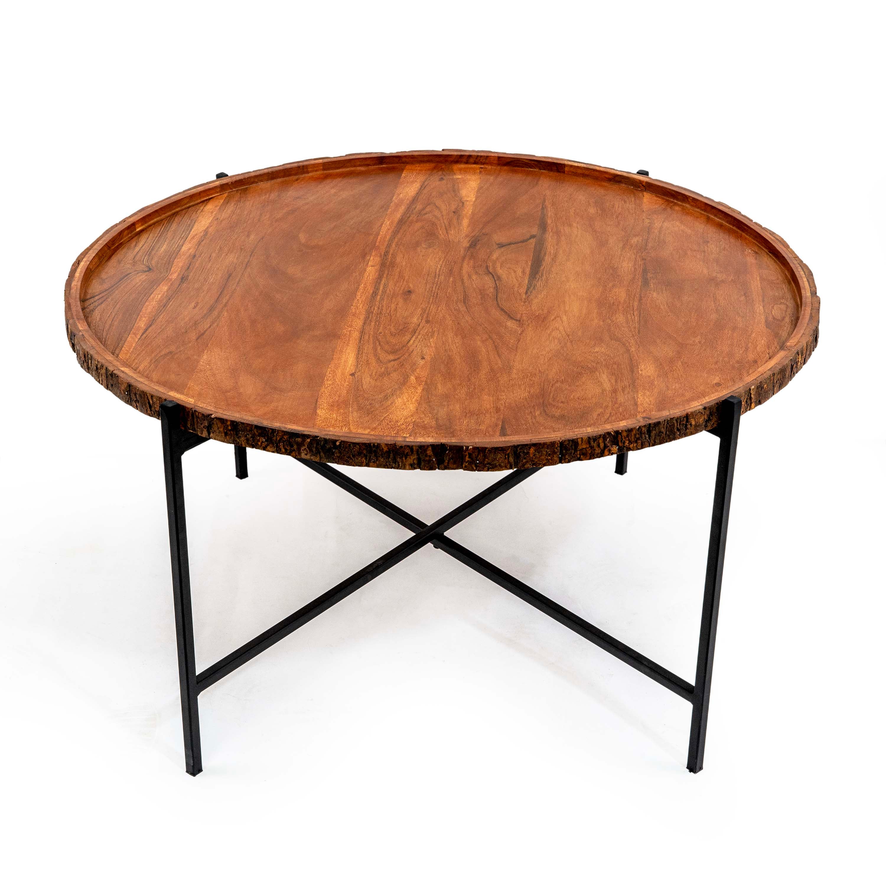 SISNA WOODEN FOLDABLE SIDE TABLE