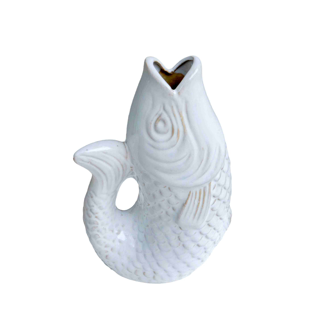 CERAMIC FISH PLANTER