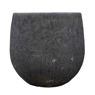 Black Ancient Round Pot