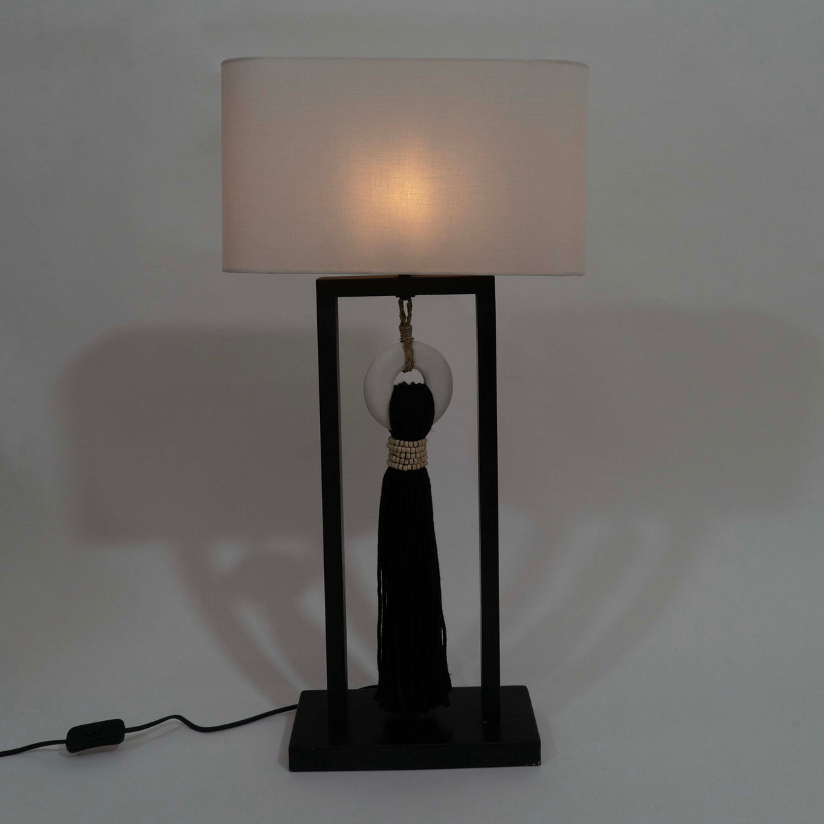 Table Lamp With Decor Hanging