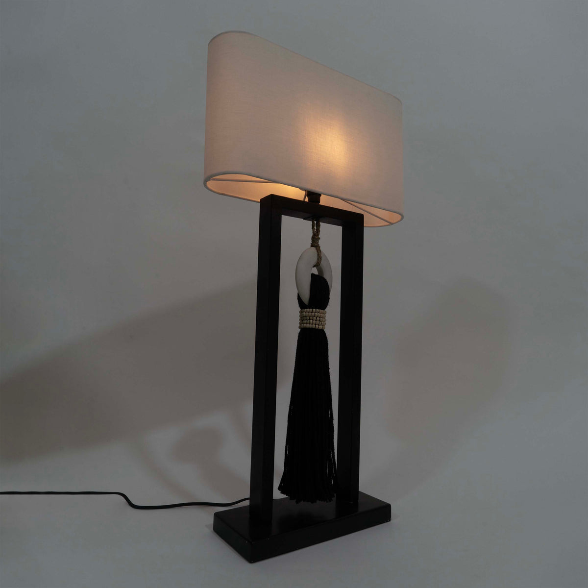 Table Lamp With Decor Hanging