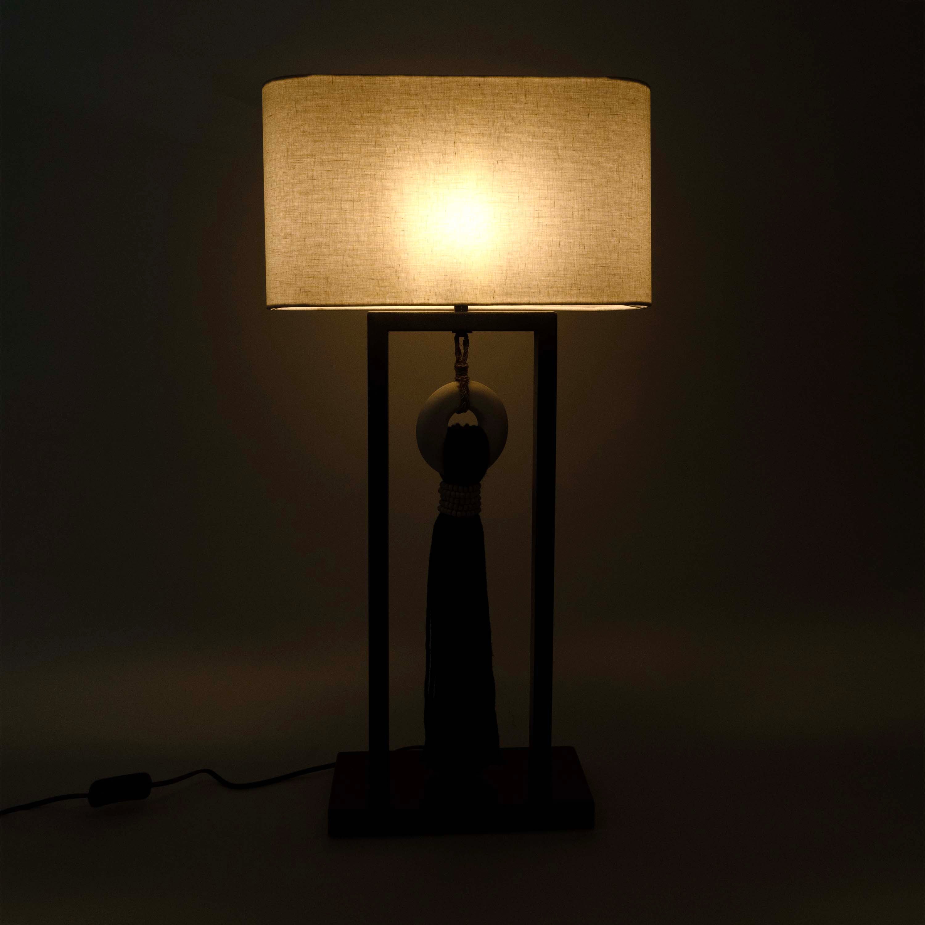 Table Lamp With Decor Hanging