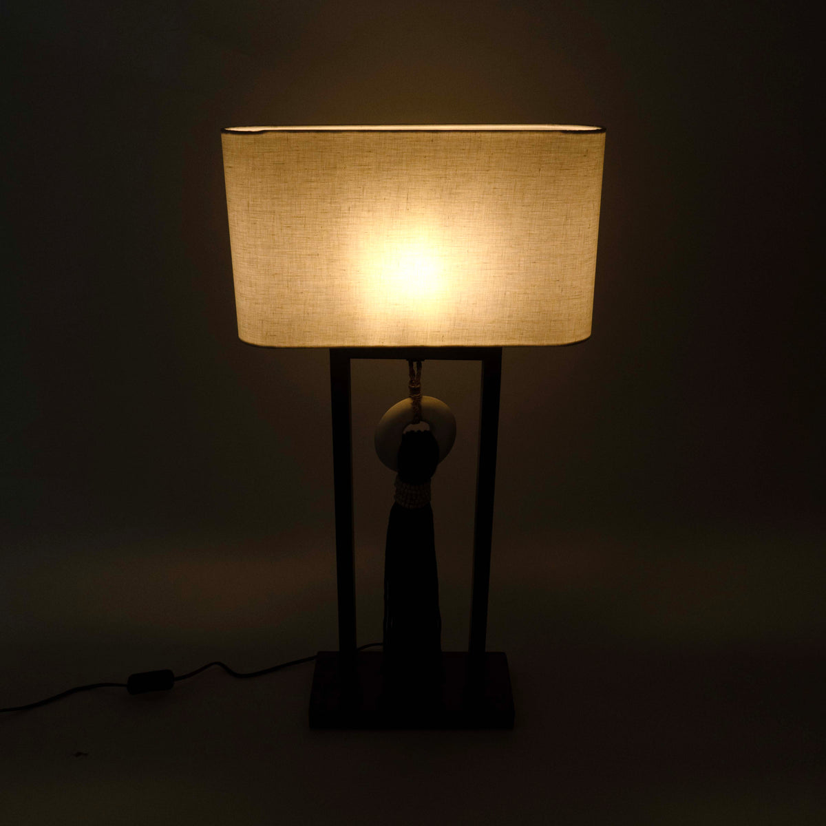 Table Lamp With Decor Hanging