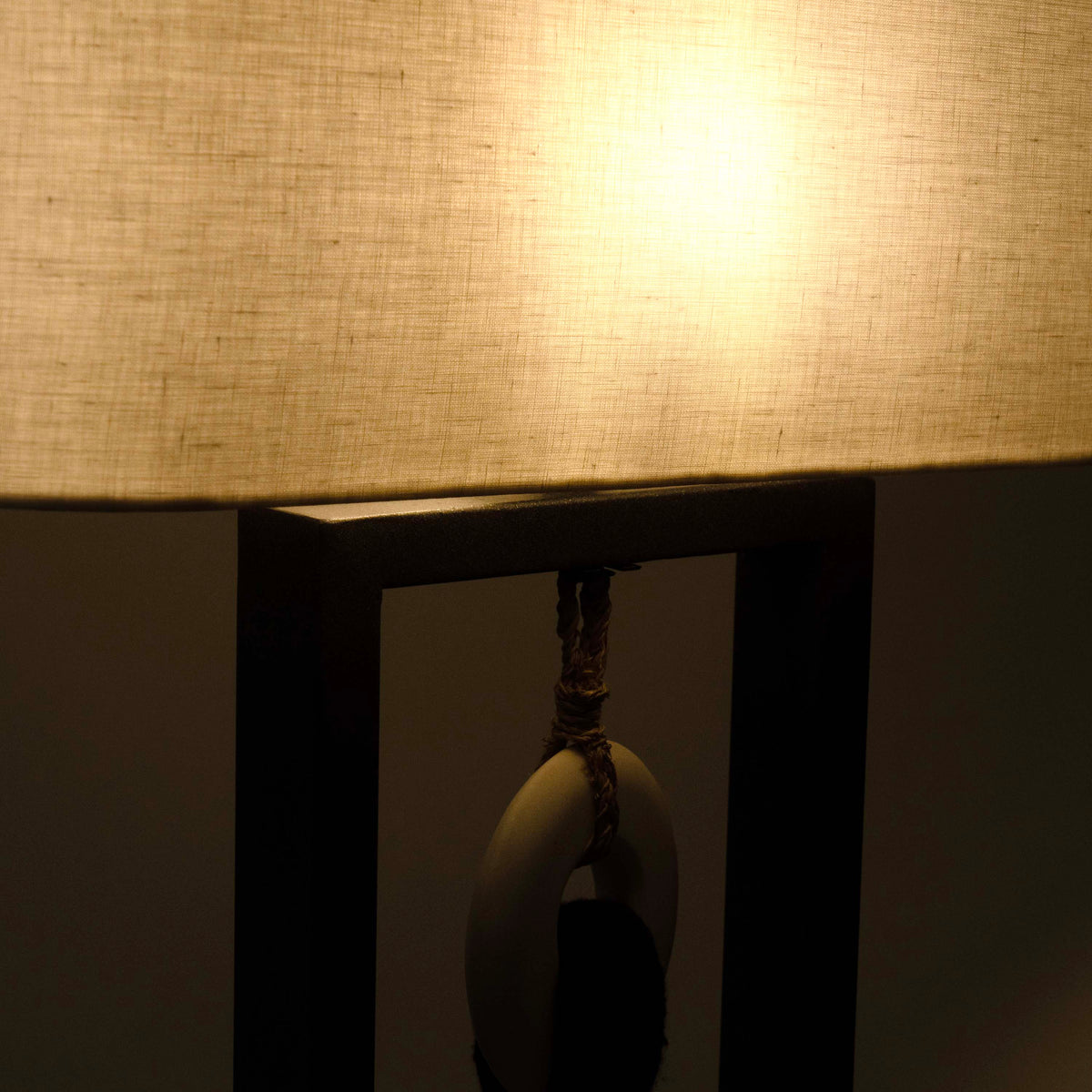 Table Lamp With Decor Hanging