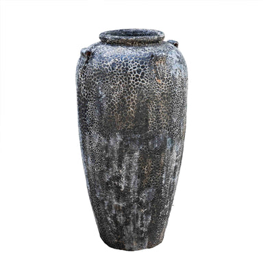 Atlantic Glazed Long Black Pot