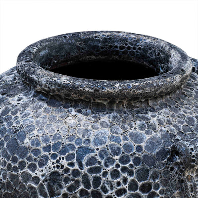 Atlantic Glazed Long Black Pot