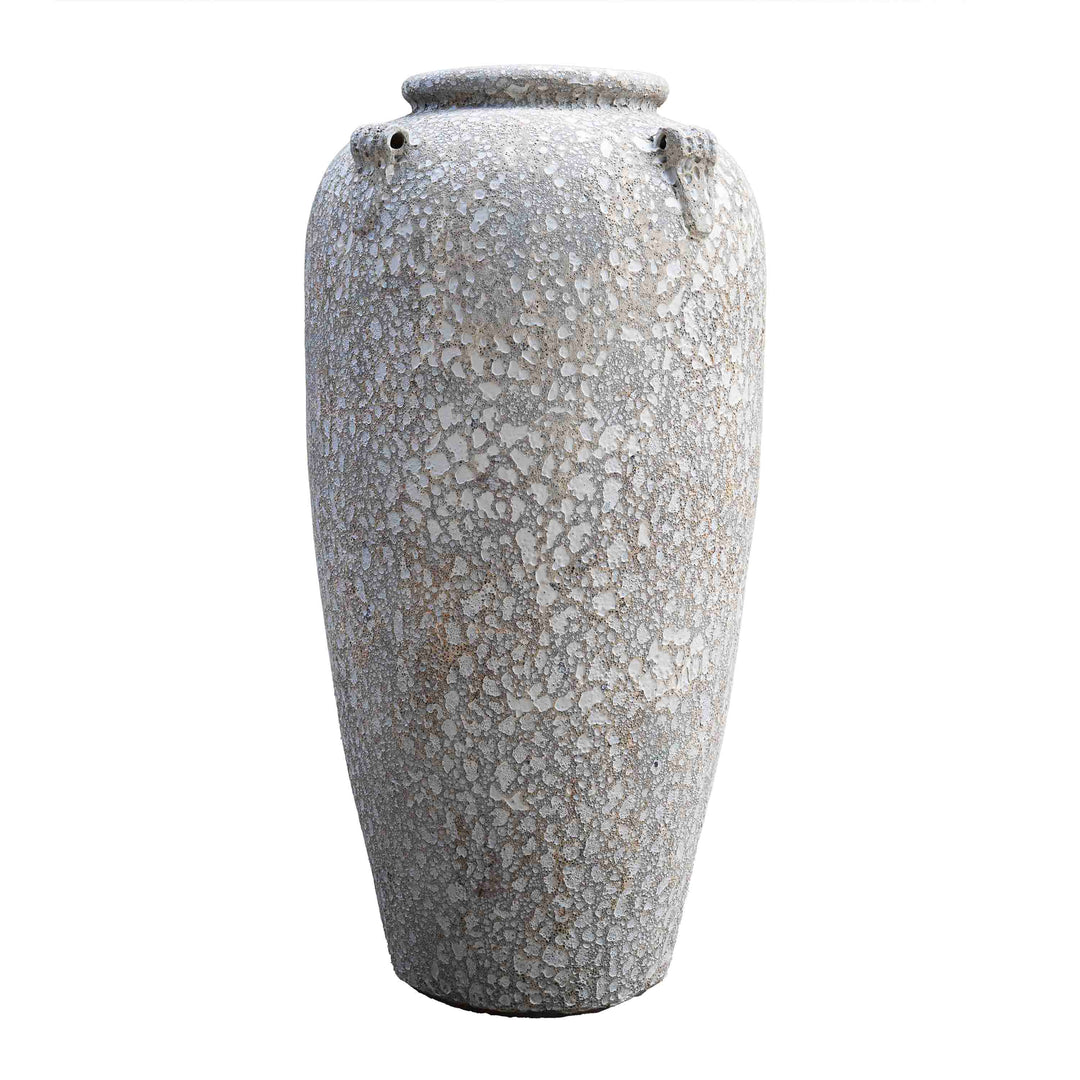 Atlantic Glazed Beige Jar Pot