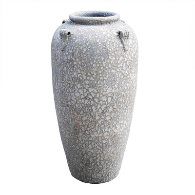 Atlantic Glazed Beige Jar Pot